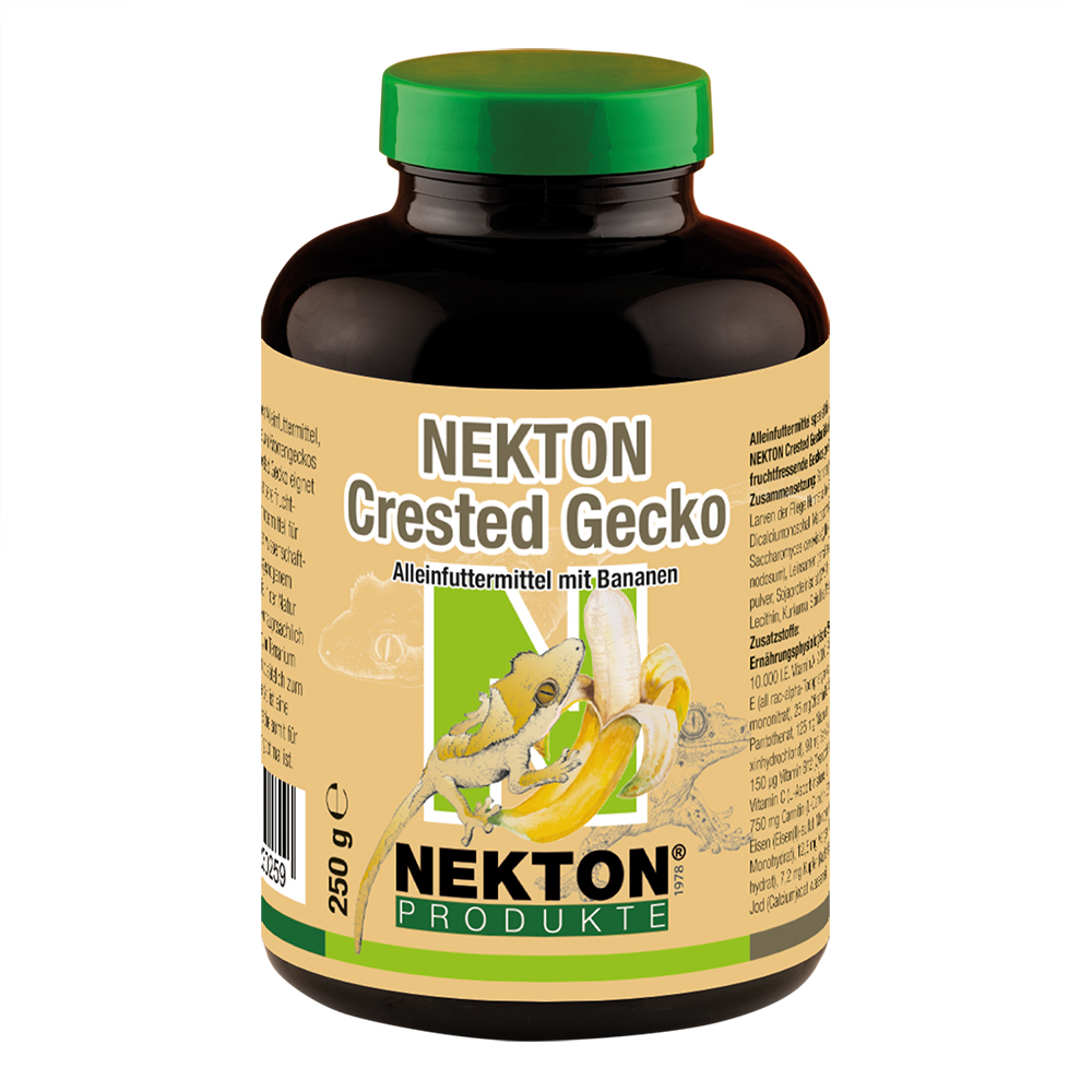 Nekton Crested Gecko - Alleinfuttermittel mit Bananen - 250 g