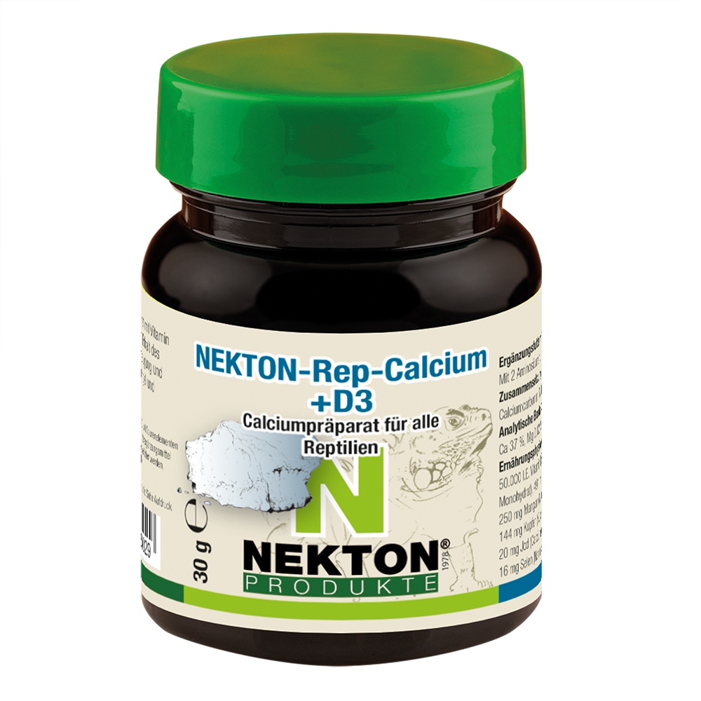 NEKTON-Rep-Calcium + D3 - Kalziumpräparat für alle Reptilien - 30 g