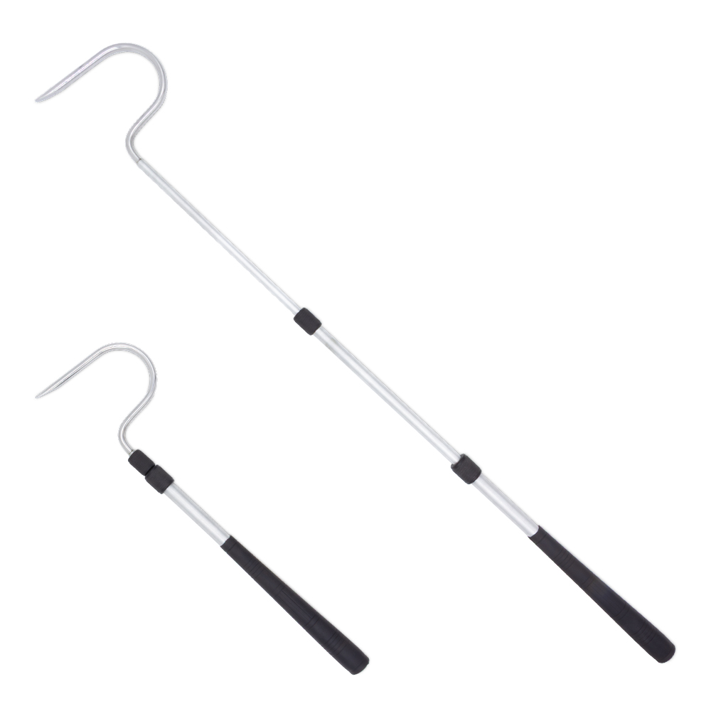 Teleskop Schlangenhaken - Groß - 45-102 cm - mit gummiertem Griff