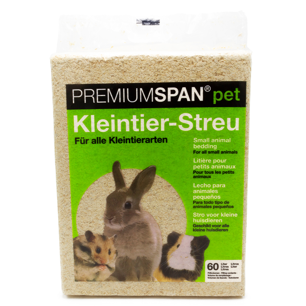 PREMIUMSPAN fein 60 Liter - Kleintiereinstreu