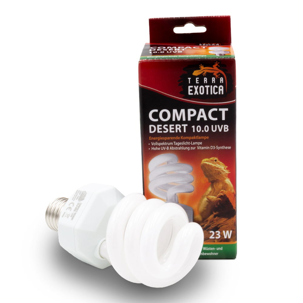 Compact Desert 10.0 UVB - Energiesparende Kompaktlampe - 23 Watt