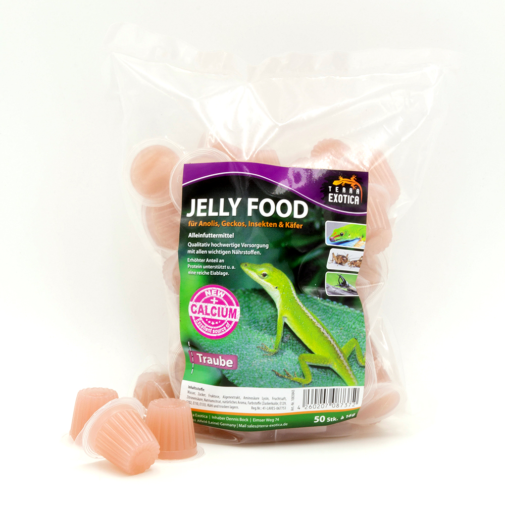 Jelly Food - Traube mit Calcium - Beutel mit 50 Stück