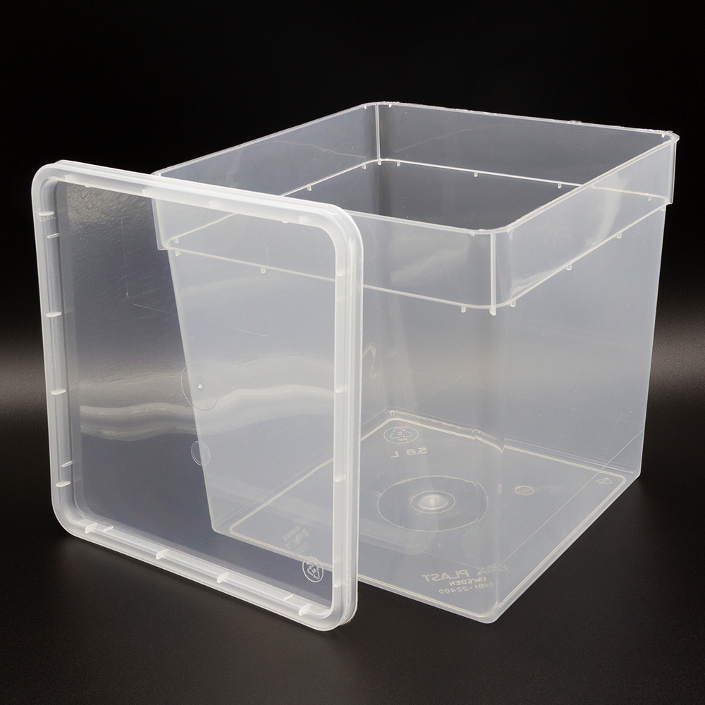 Dose - 5,8 Liter - 18,5 x 18,5 x 19 cm - Transparent