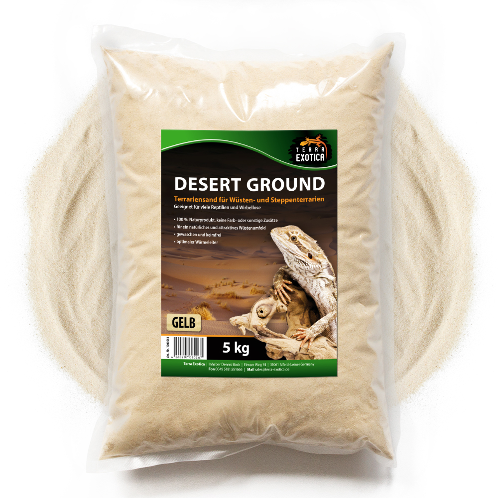 Desert Ground - Terrariensand - 5 kg - Gelb