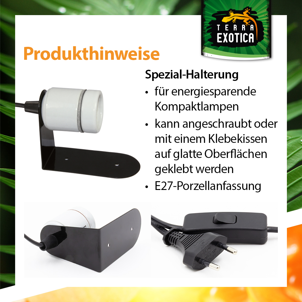 Spezialhalterung - Für energiesparende Kompaktlampen