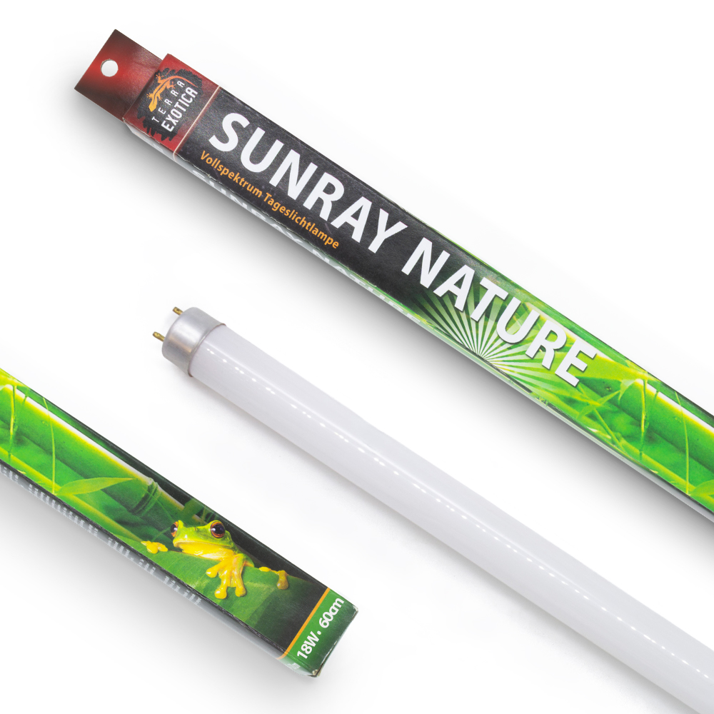 Sunray Nature Leuchtstoffröhre  - 18 Watt / 60 cm  - T8 Vollsprektrum Tageslichtlampe
